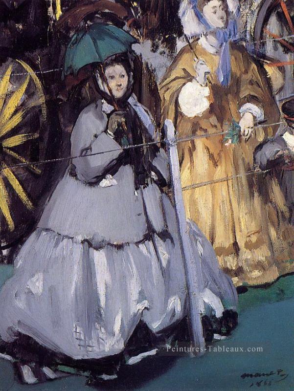 Femmes aux courses Édouard Manet Peintures à l'huile